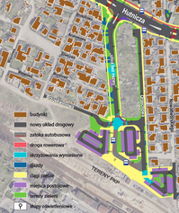 Mapka ze wskazaniem ulicy, której nadajemy nazwę!